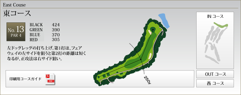 東コースNo.13