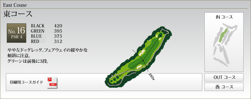 東コースNo.16