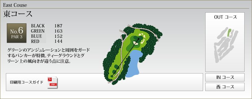 東コースNo.6