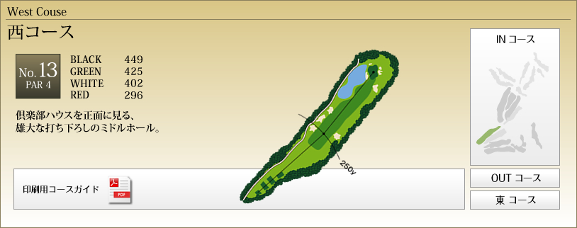 西コースNo.13